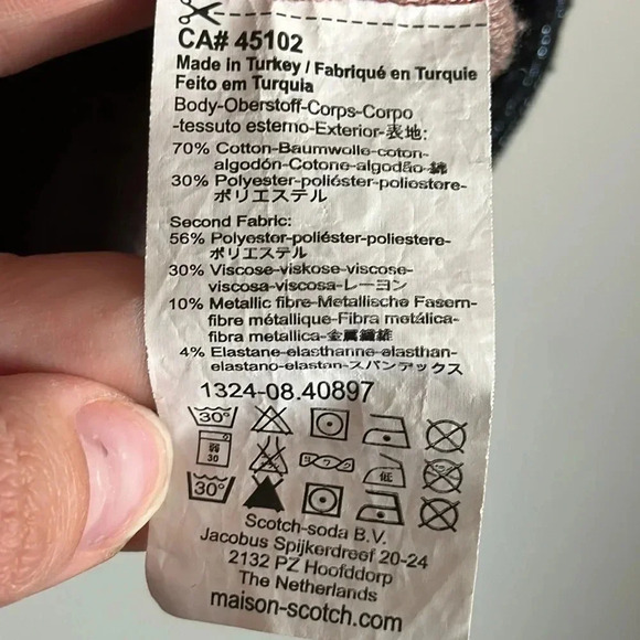 Maison Scotch Sweatshirt Size 2 - Picture 4 of 7